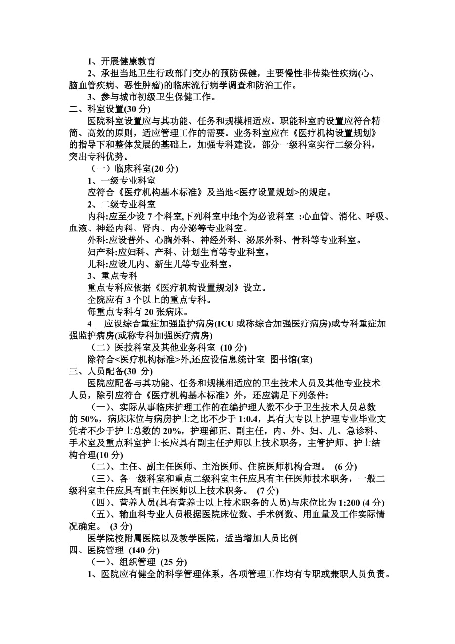 甲等医院分级标准与意义解析